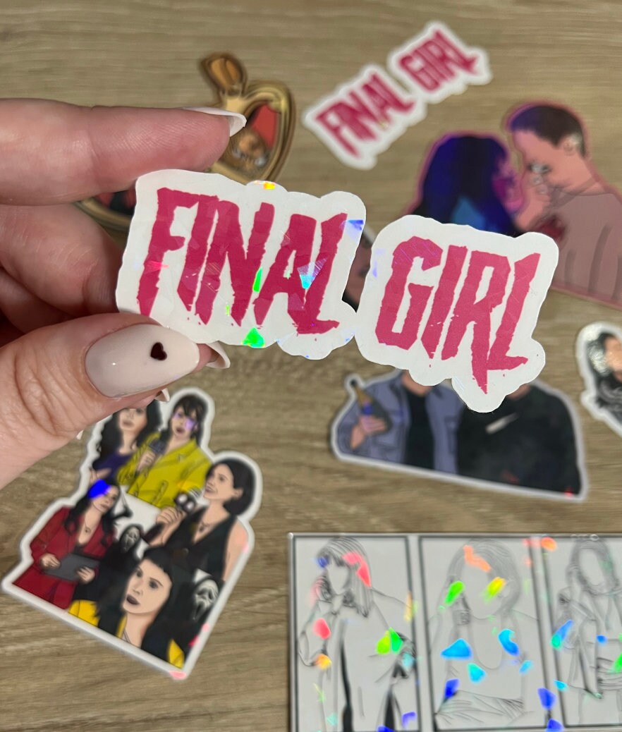 Final Girl Scream Queen Holographic Sticker