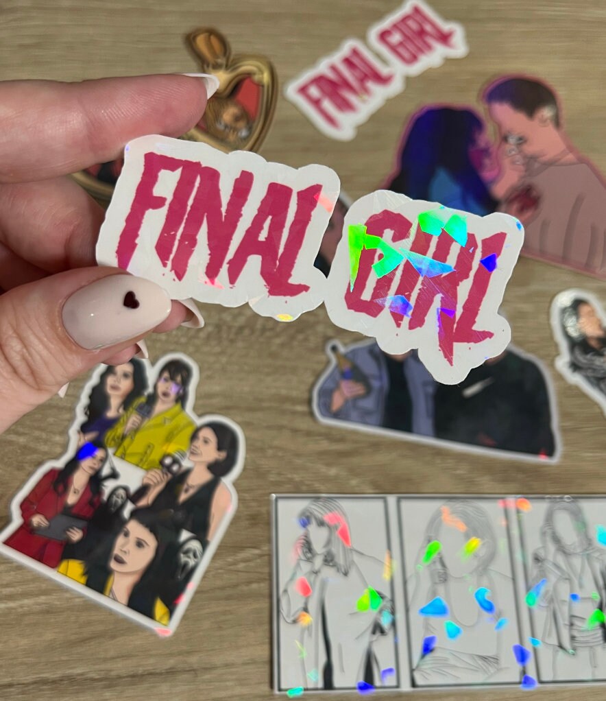 Final Girl Scream Queen Holographic Sticker
