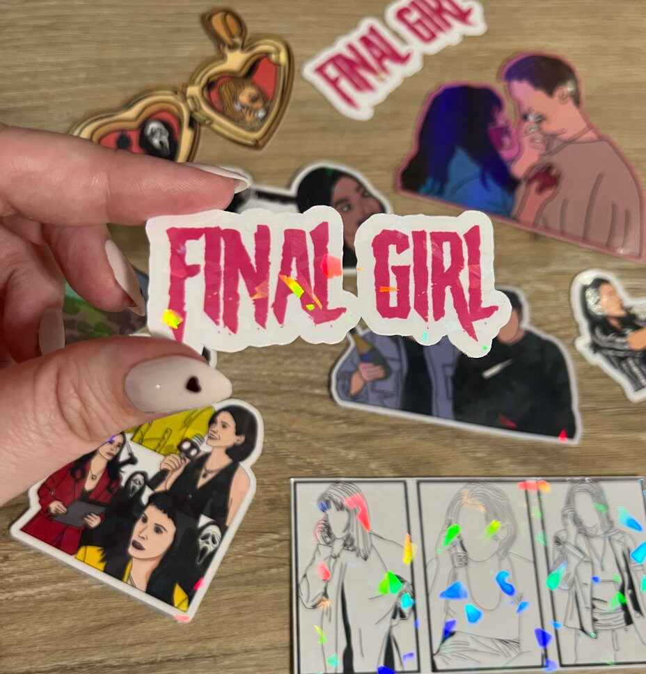 Final Girl Scream Queen Holographic Sticker