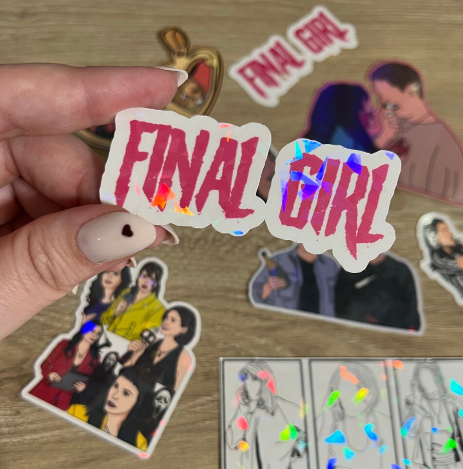 Final Girl Scream Queen Holographic Sticker