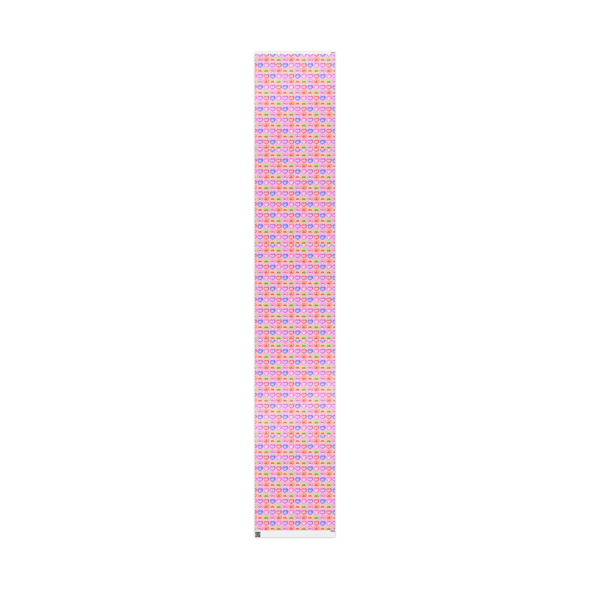 Candy Hearts Wrapping Paper