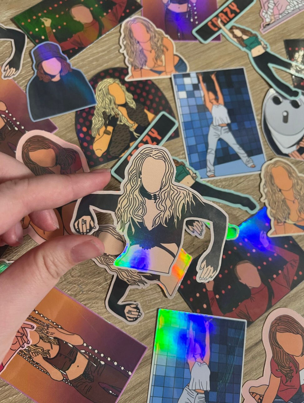 Britney Spears Stronger Music Video Sticker