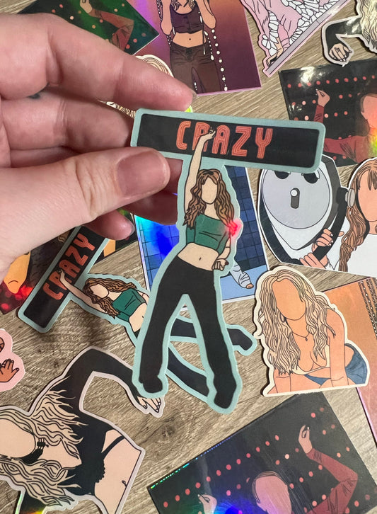 Britney Spears (You Drive Me) Crazy Music Video Sticker