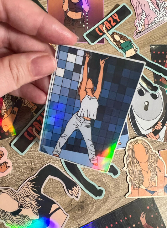 Britney Spears Born To Make You Happy Music Video Holographic Sticker