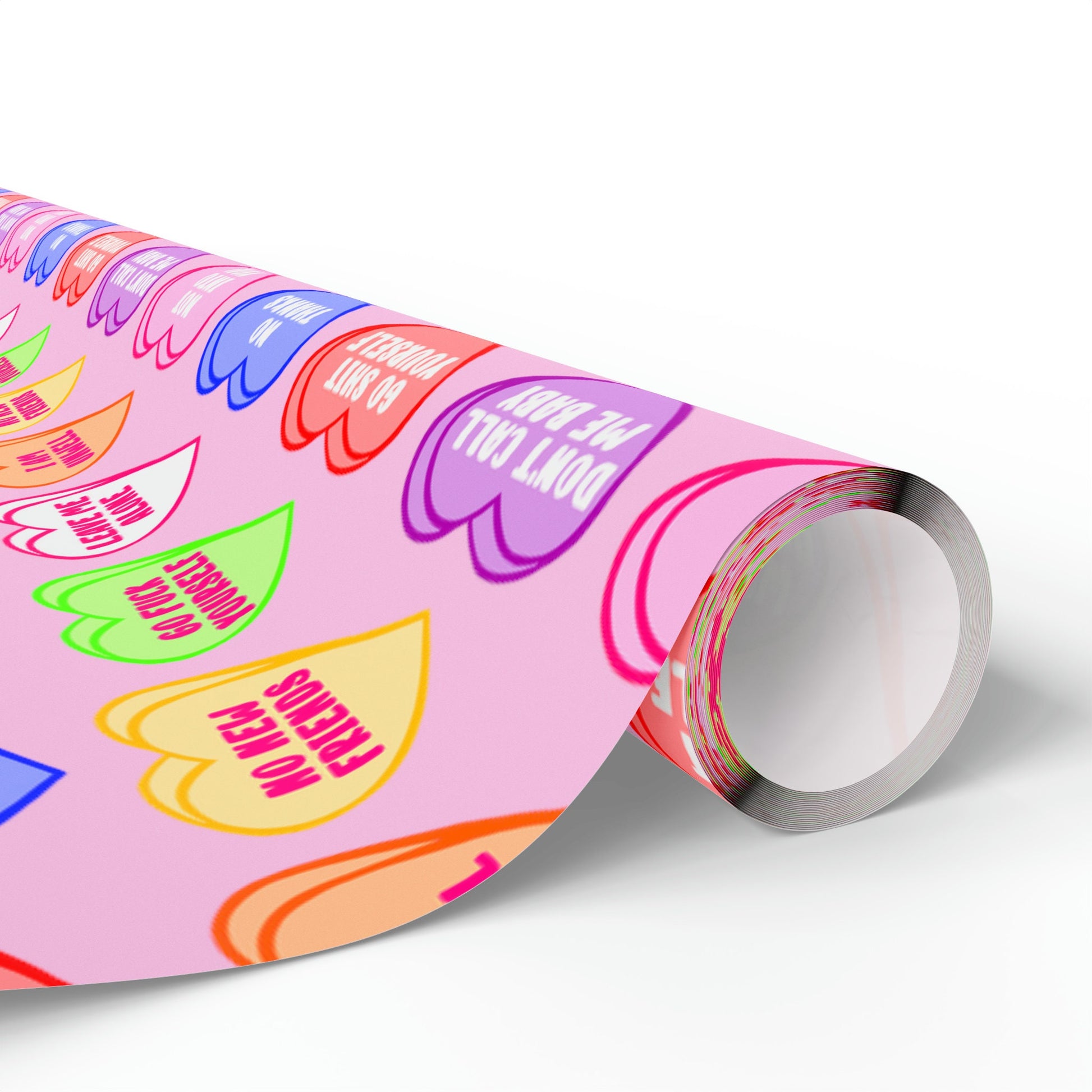 Candy Hearts Wrapping Paper