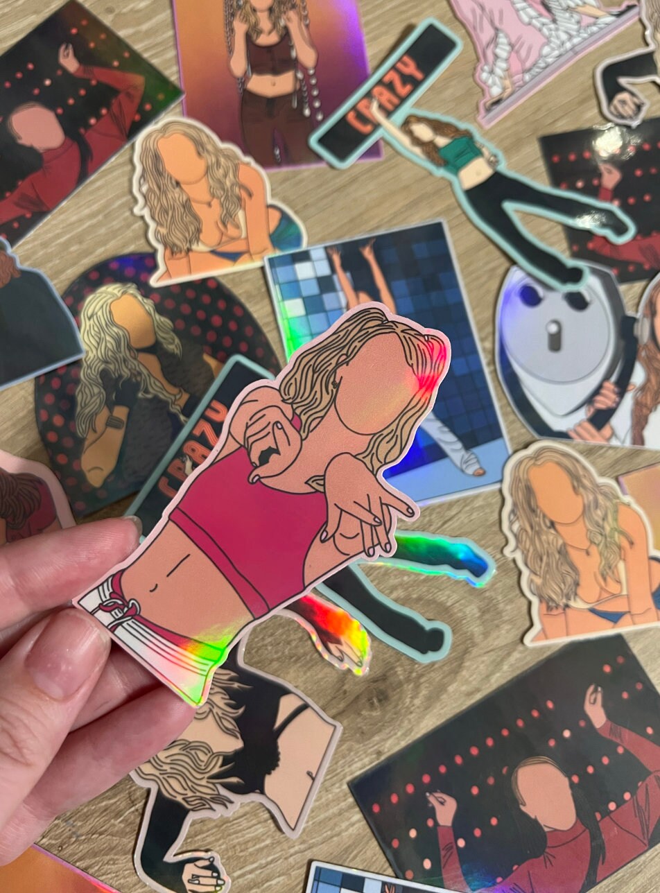 Britney Spears ...Baby One More Time Music Video Sticker