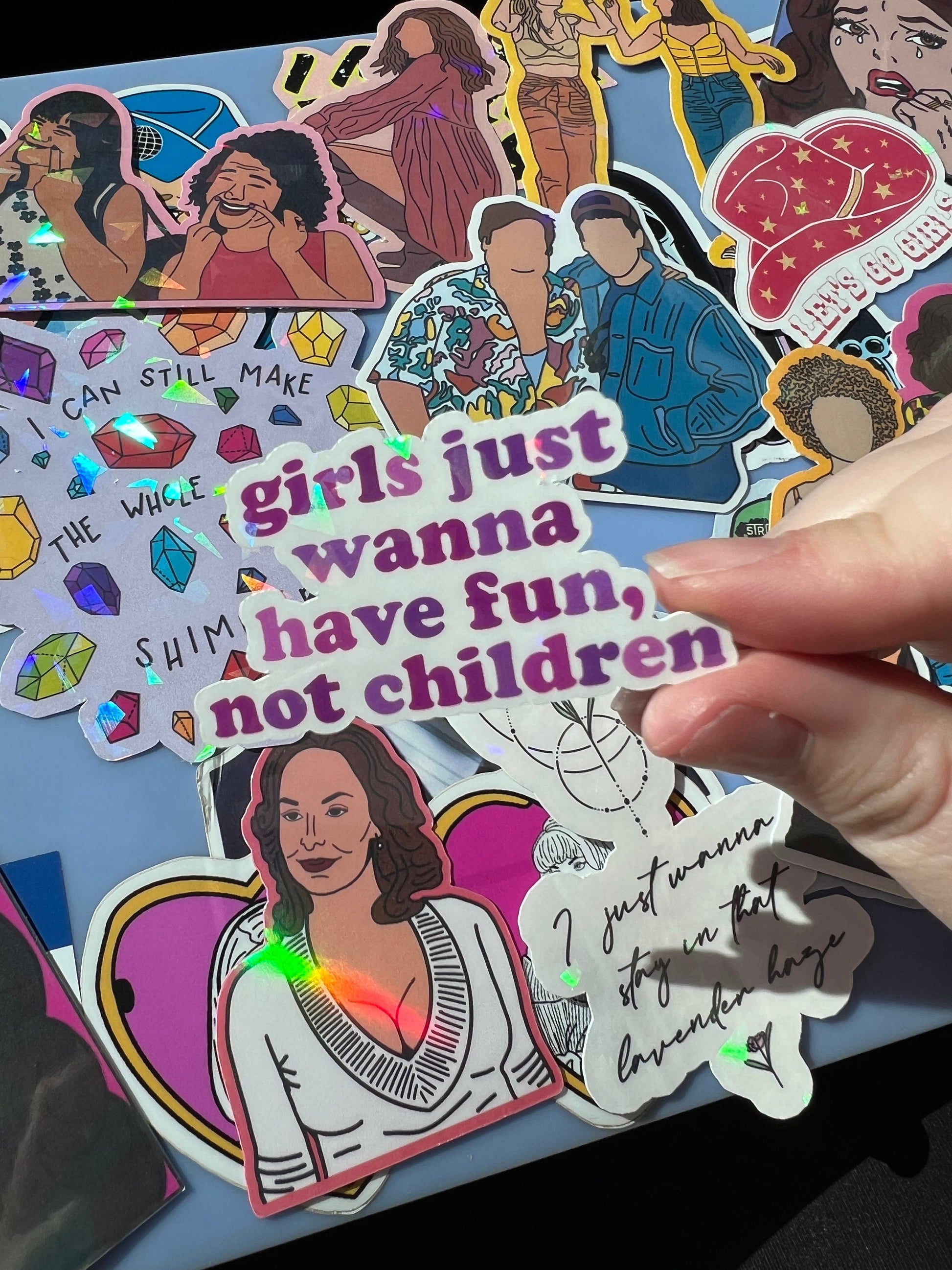 Girls Just Wanna Have Fun, Not Children Sticker