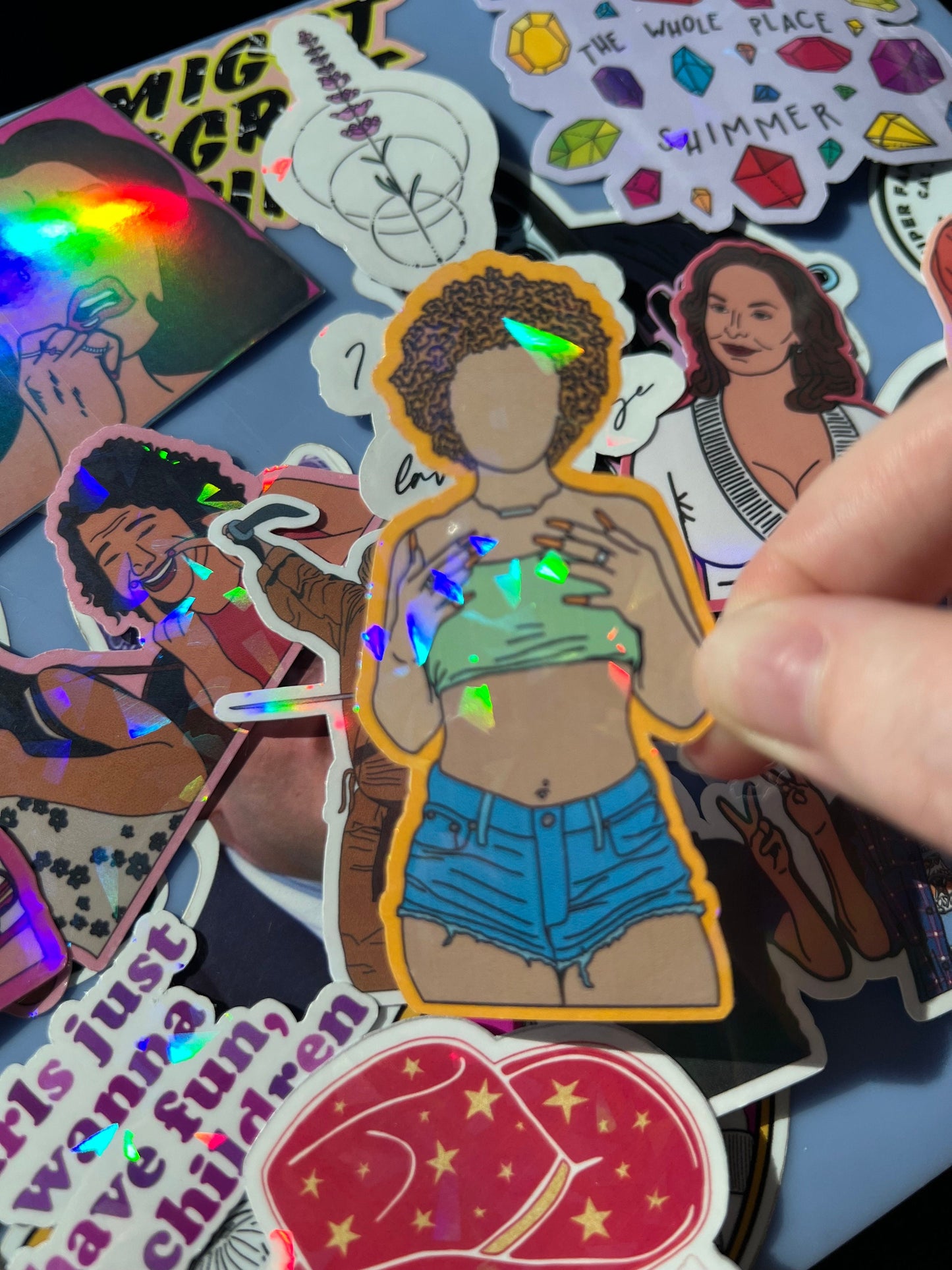 Ice Spice Holographic Sticker