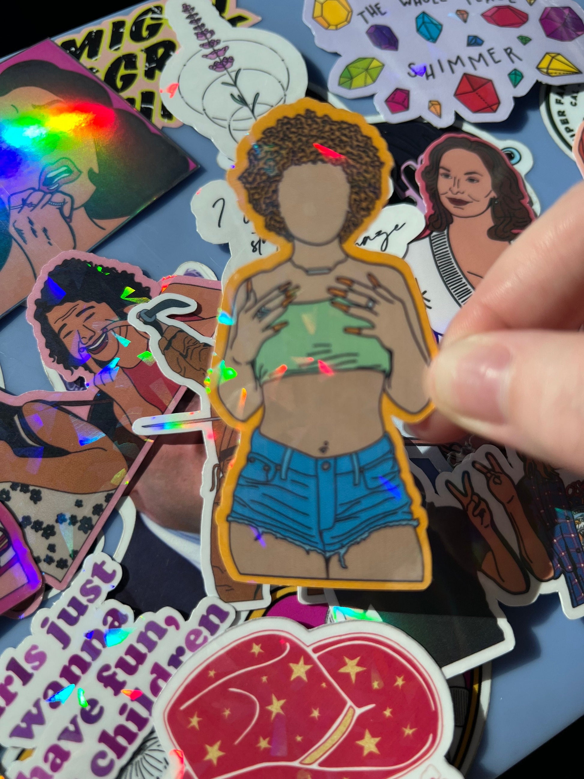 Ice Spice Holographic Sticker