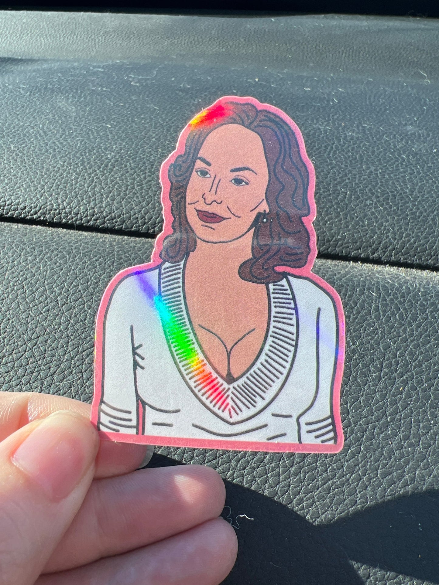 Jan Levinson Office Holographic Sticker