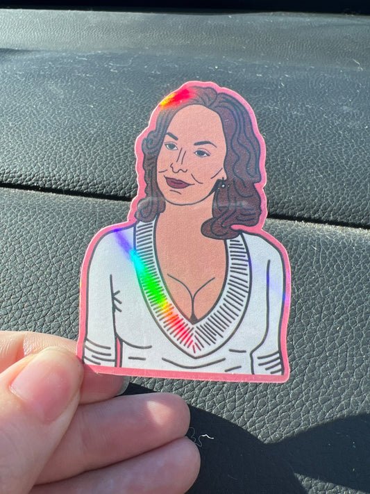 Jan Levinson Office Holographic Sticker
