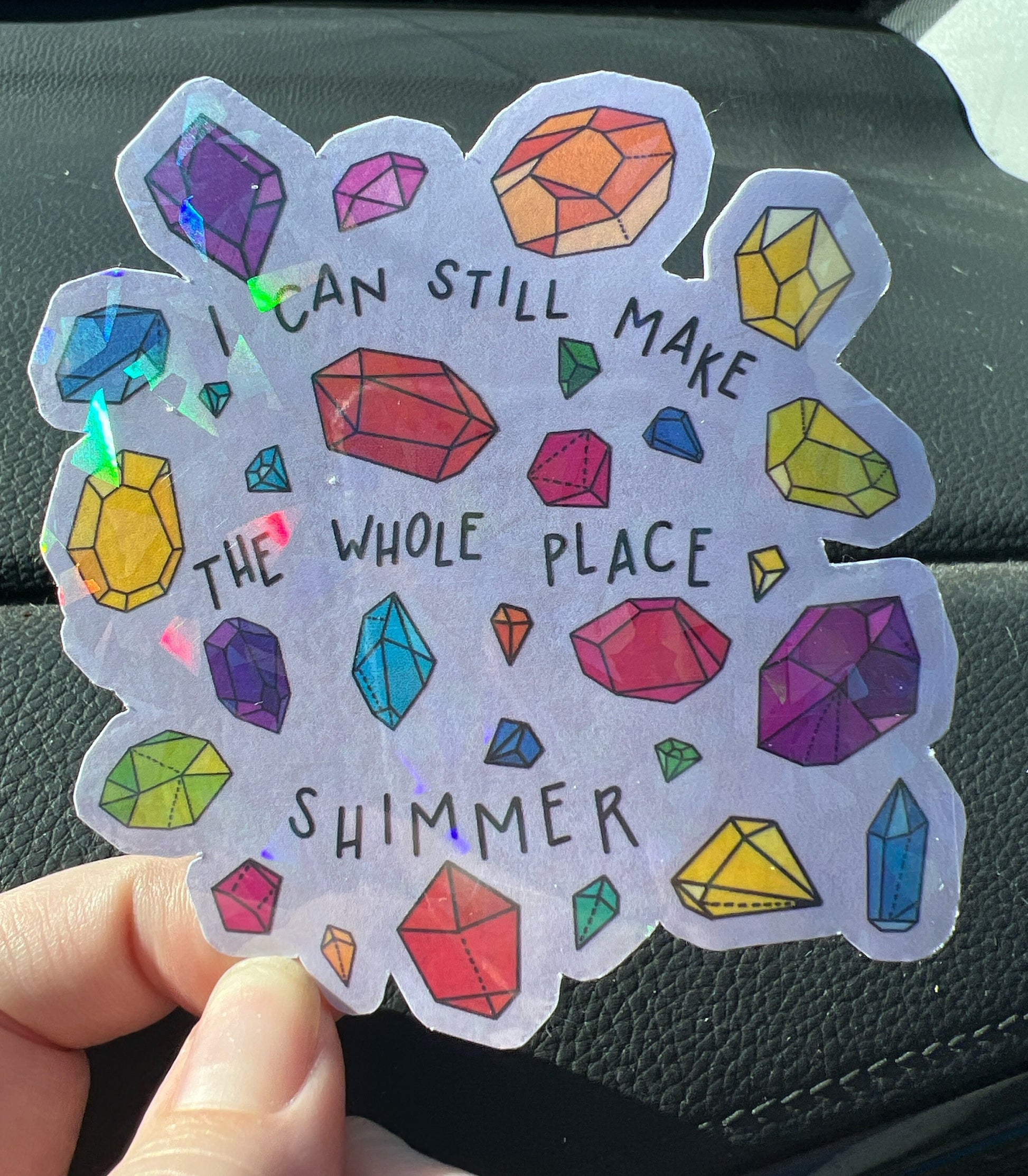 Bejeweled Midnights Holographic Sticker