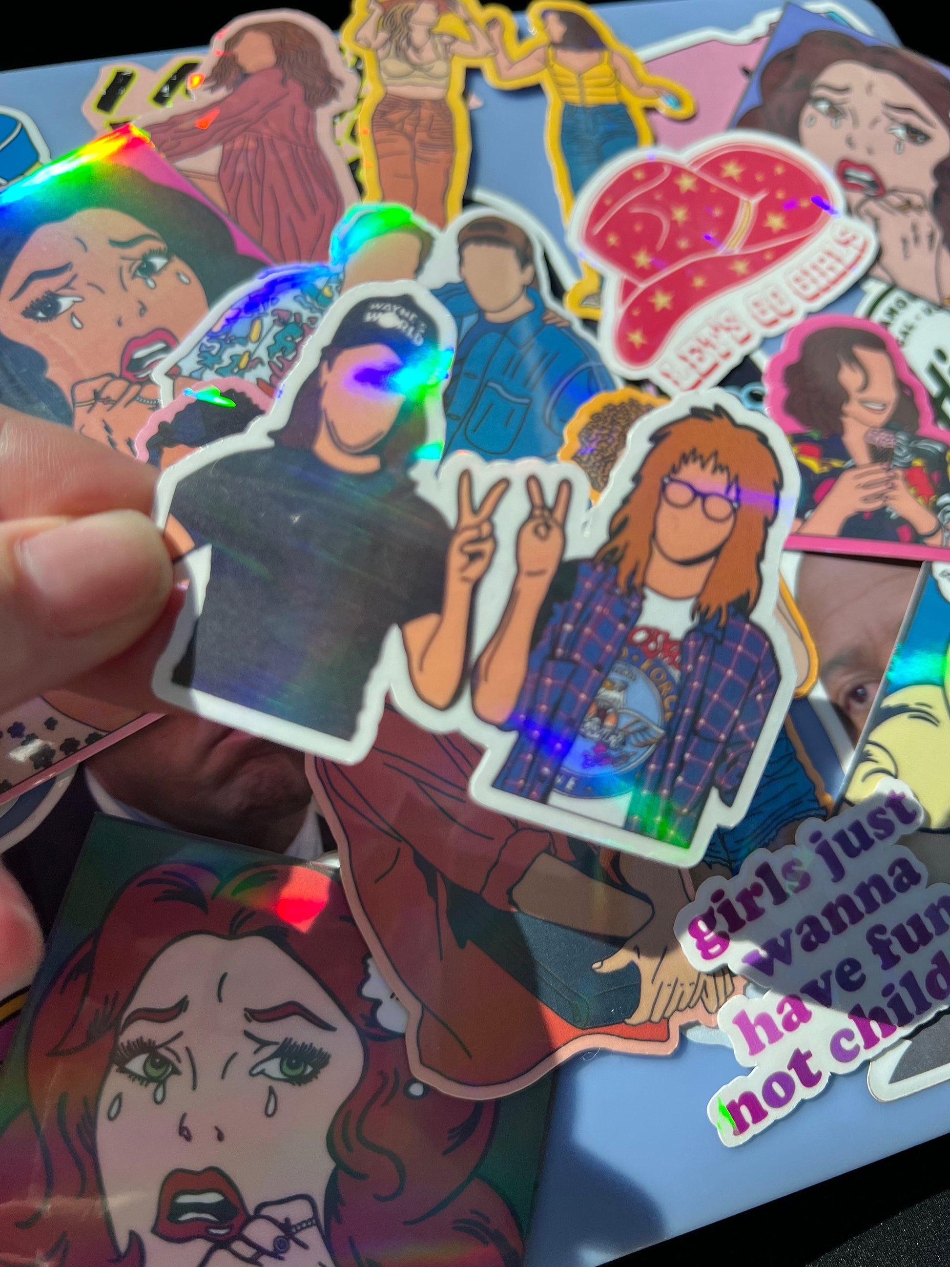 Wayne + Garth Sticker