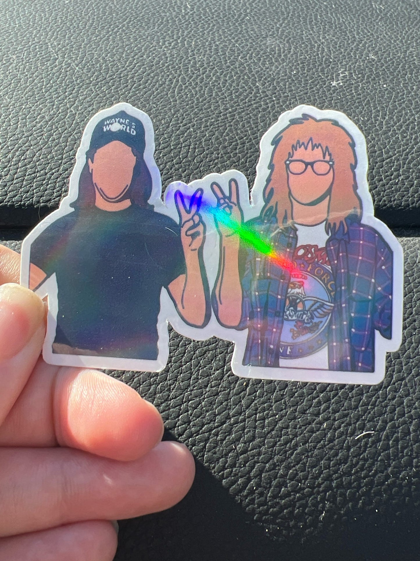 Wayne + Garth Sticker