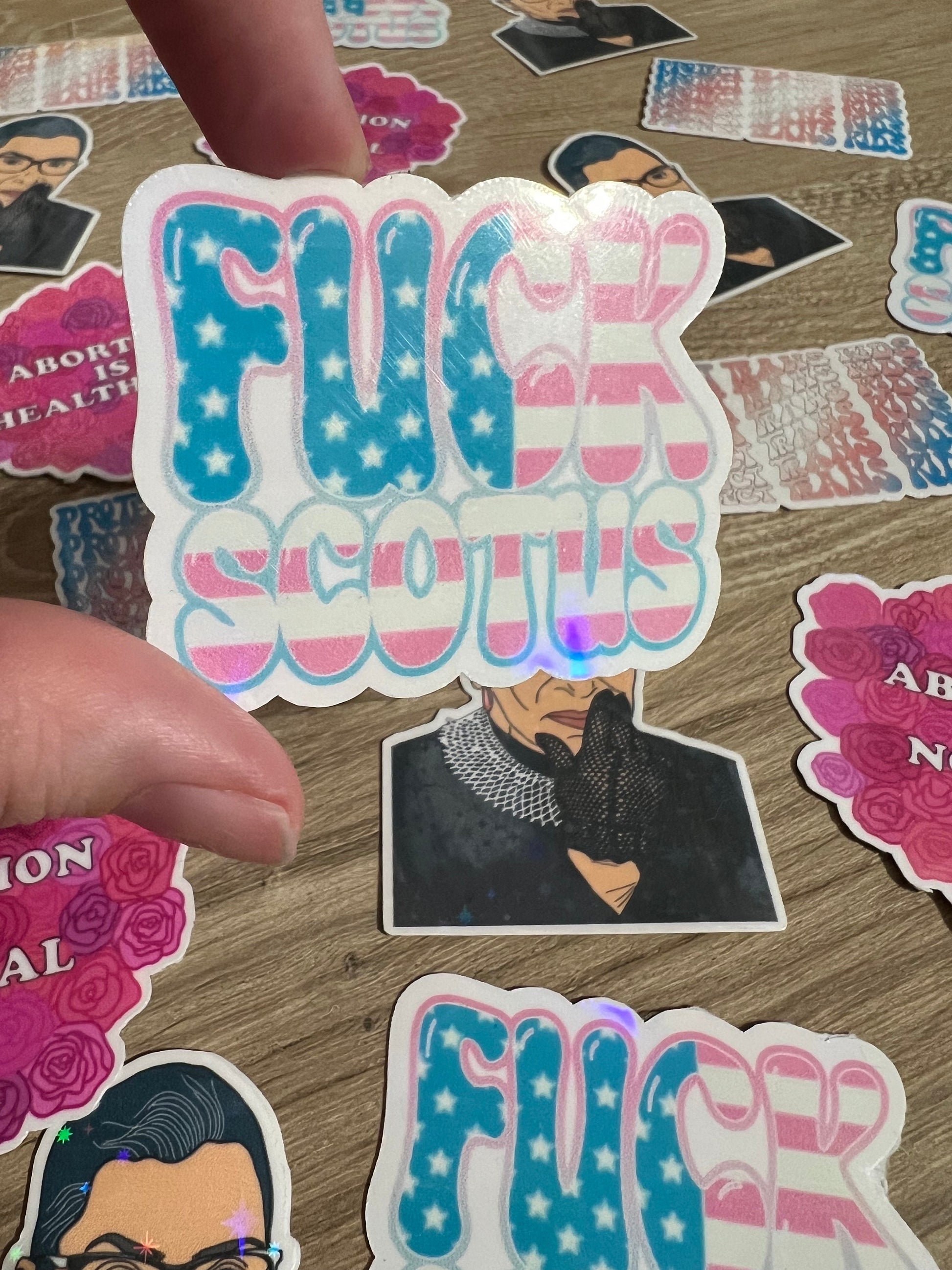 F*CK SCOTUS Holographic Sticker