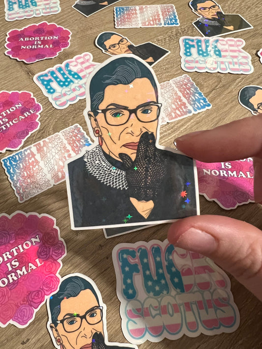Ruth Bader Ginsburg RBG Sticker