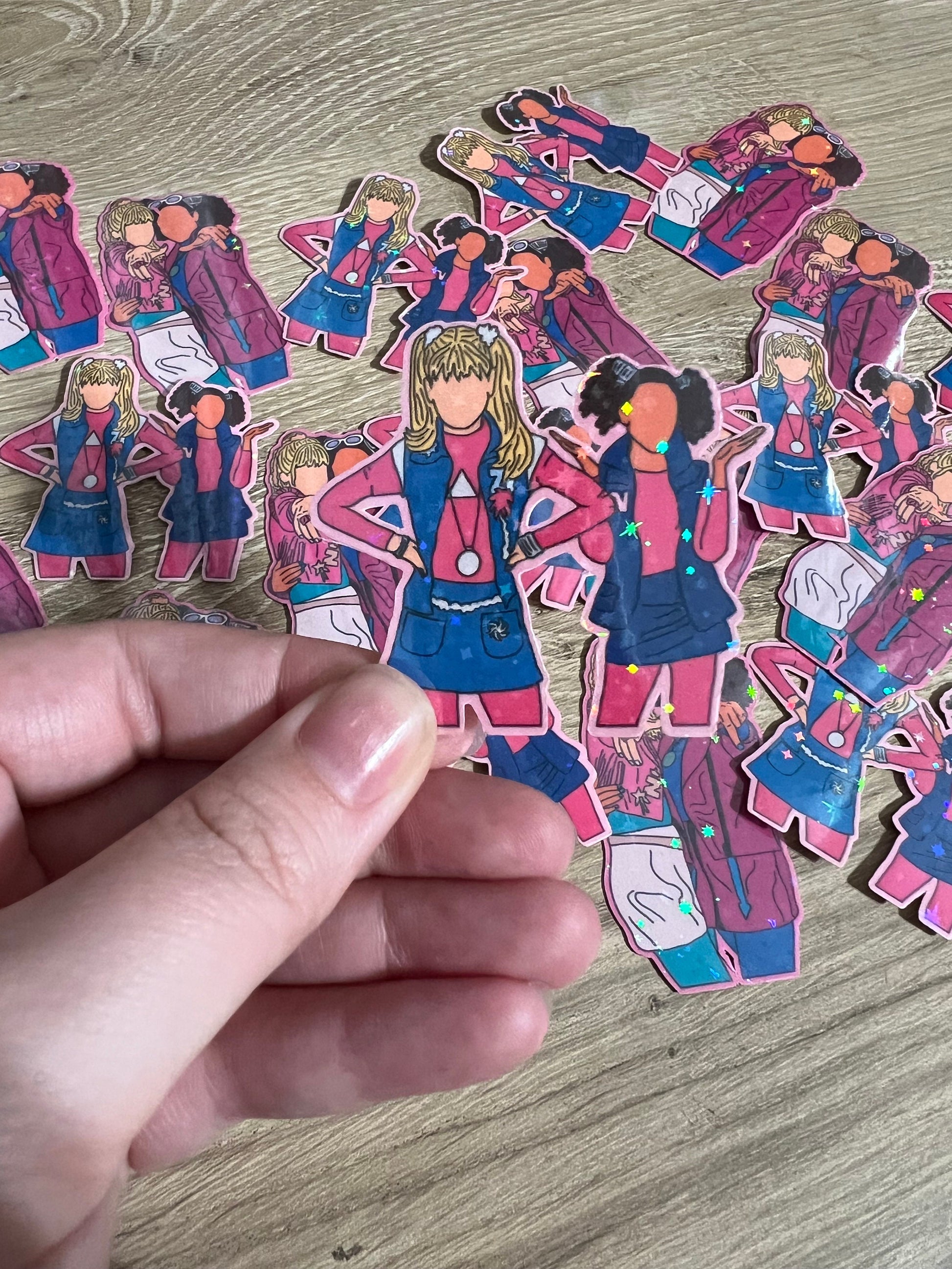 Zenon and Nebula Movie Poster Sticker
