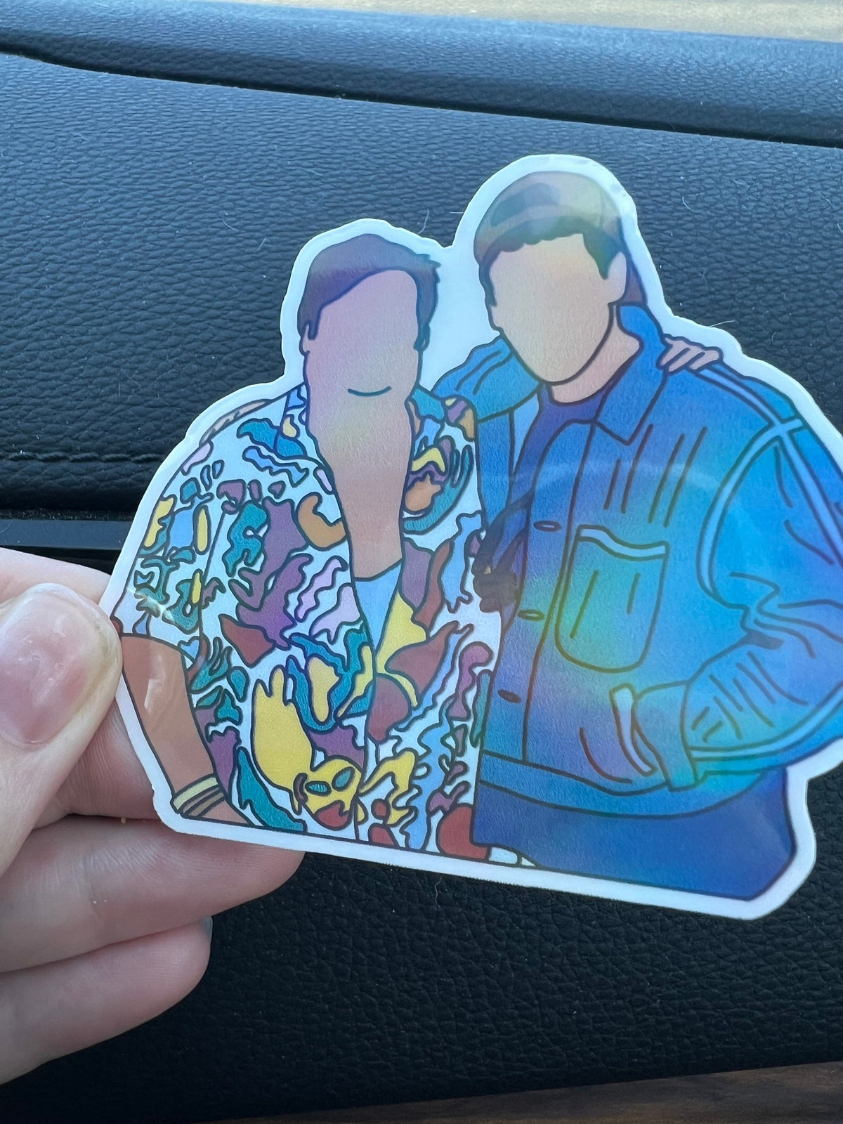 Chris Farley and Adam Sandler Sticker