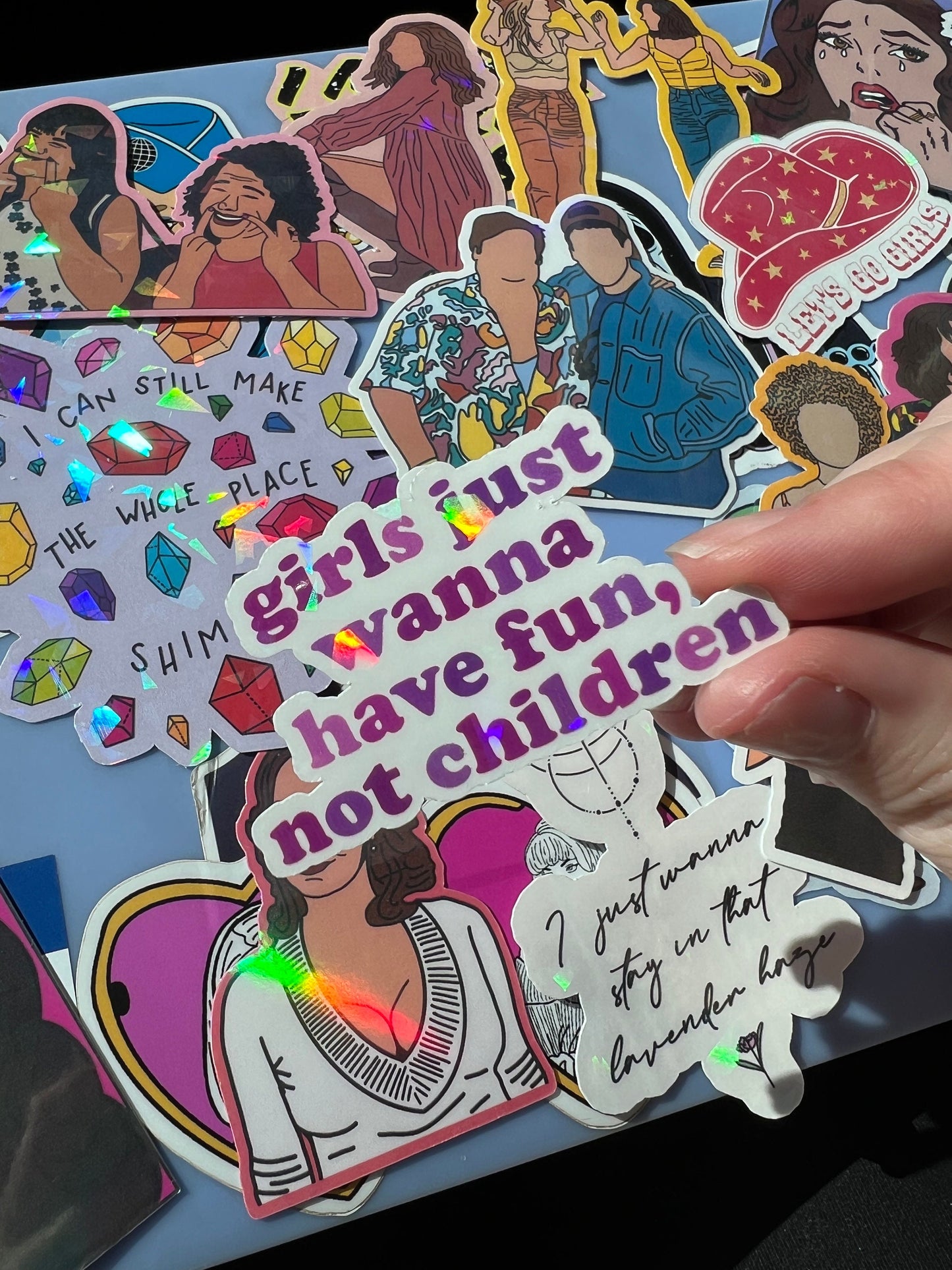 Girls Just Wanna Have Fun, Not Children Sticker