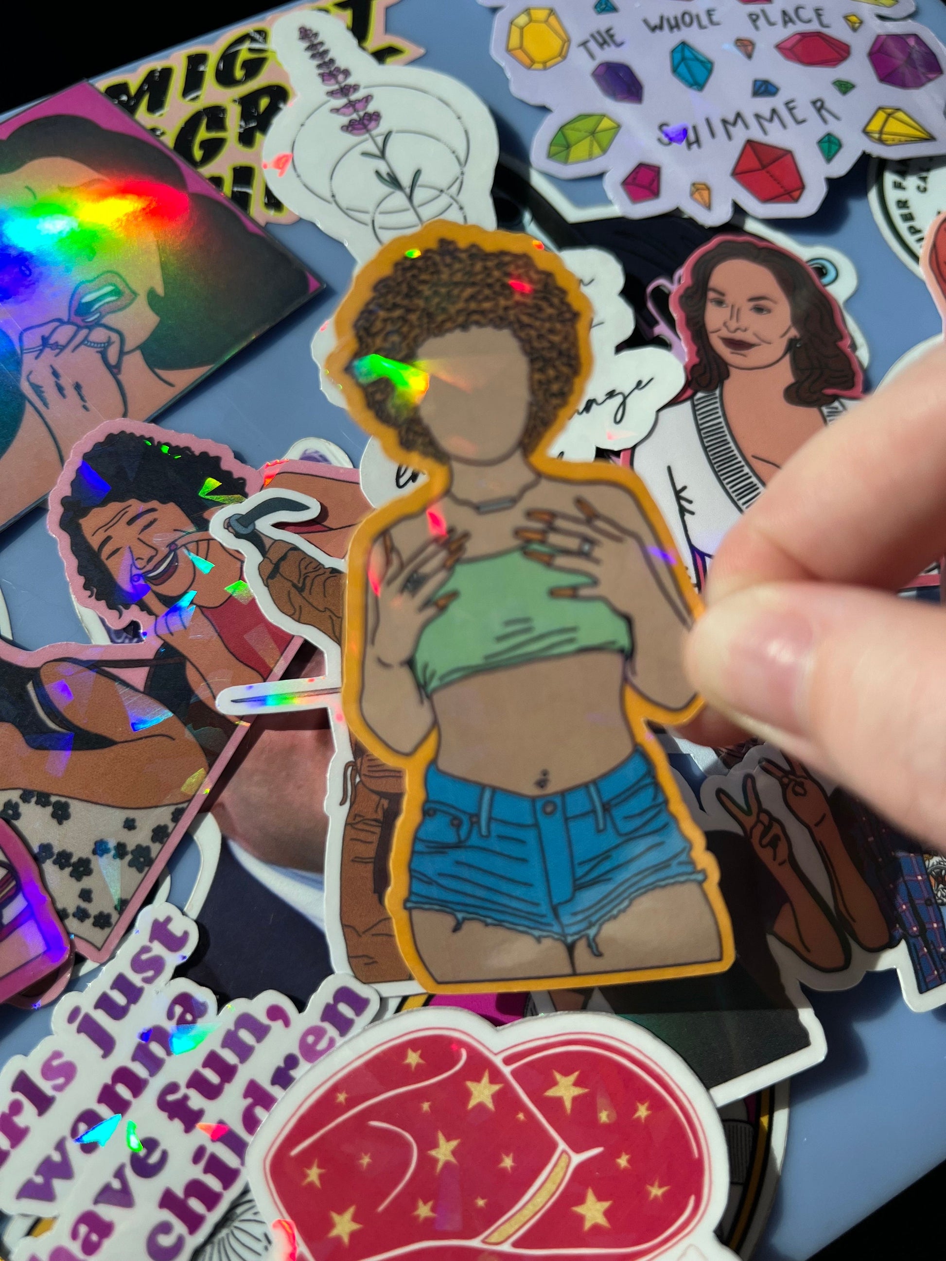 Ice Spice Holographic Sticker