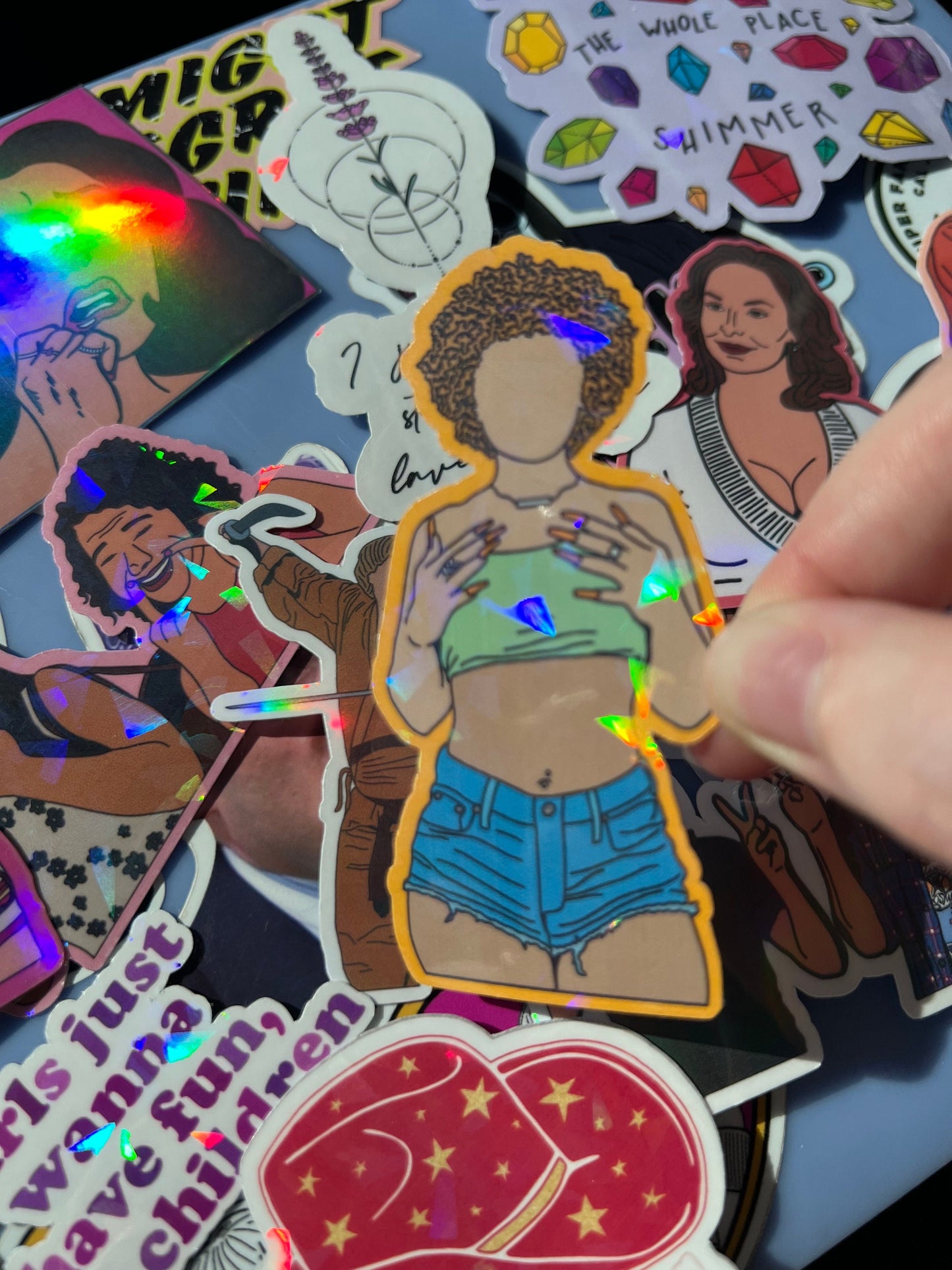 Ice Spice Holographic Sticker