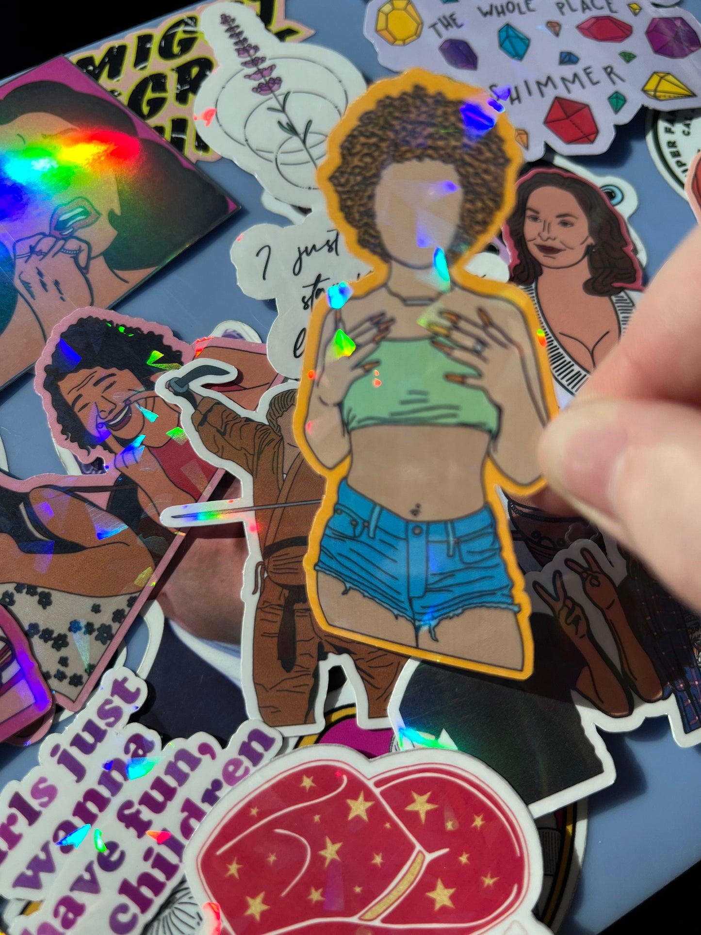 Ice Spice Holographic Sticker