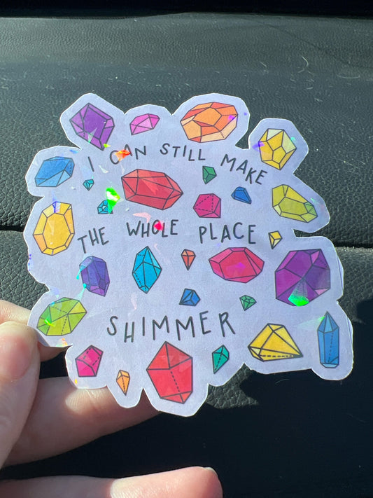 Bejeweled Midnights Holographic Sticker