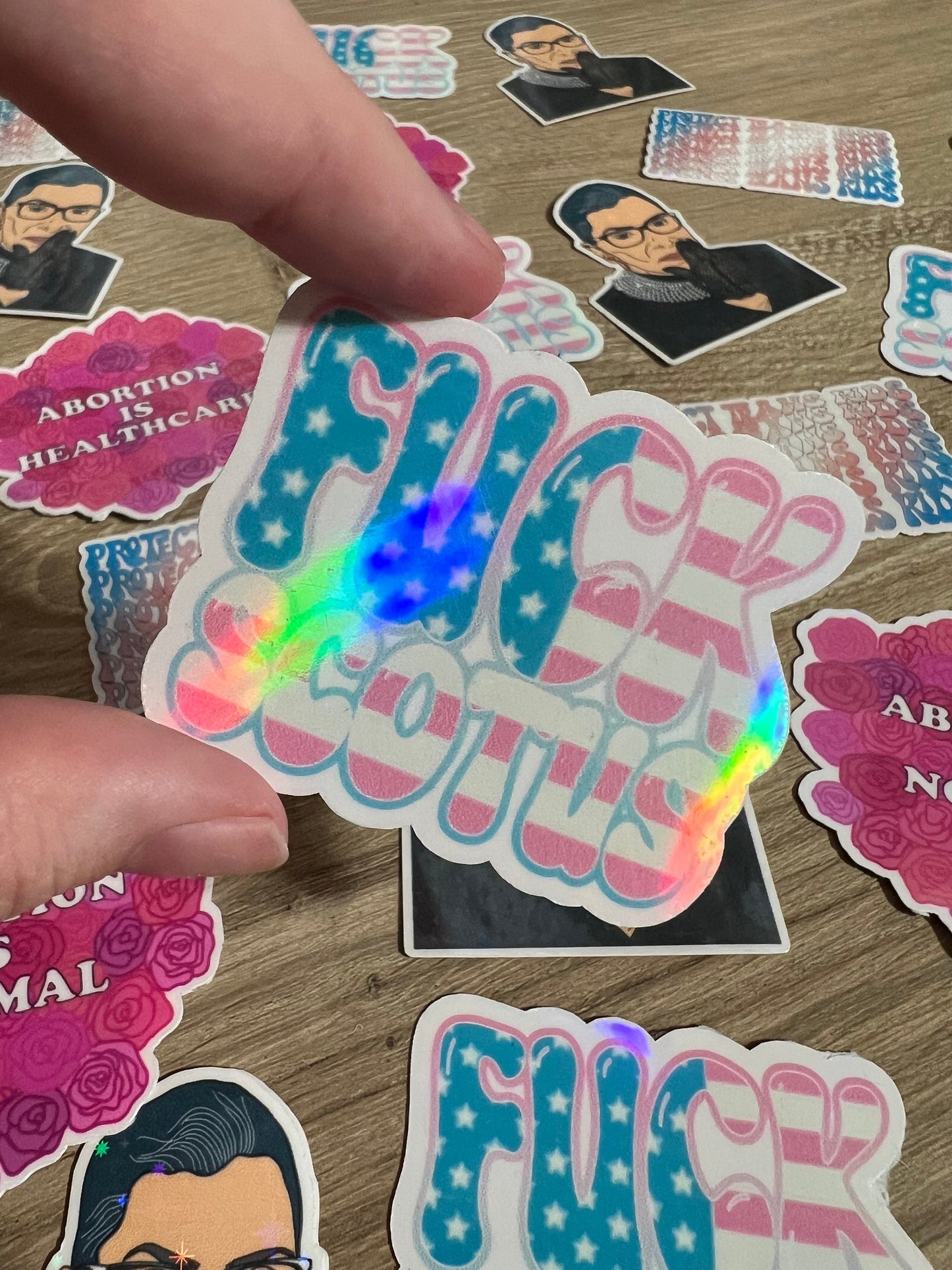 F*CK SCOTUS Holographic Sticker